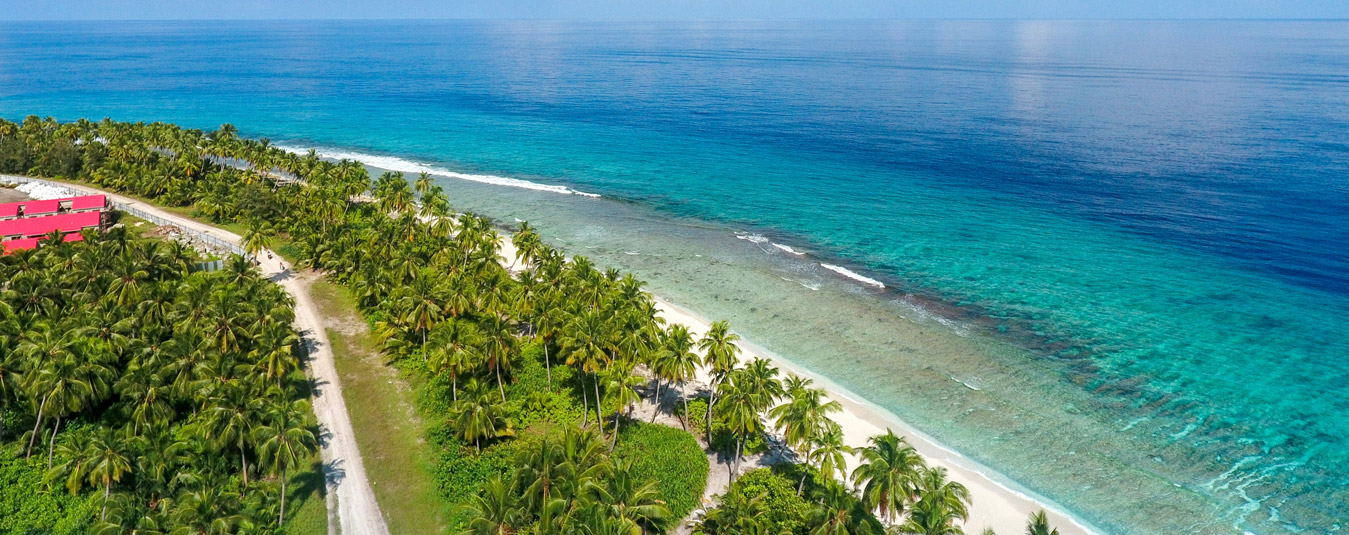 Paradise Island in Maldives