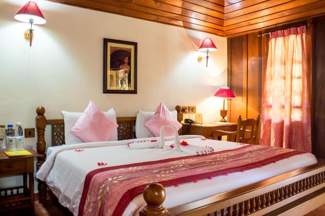 honeymoon cottages in Estuary Island Resort Poovar