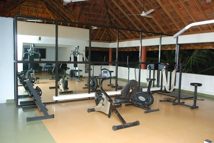 Gym in Estuary Island Resort Poovar