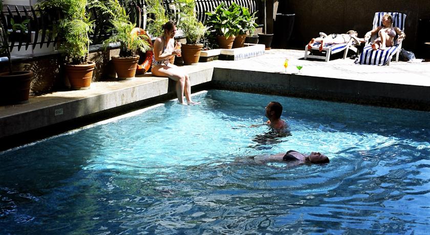 Swimming in Fariyas Hotel, Mumbai