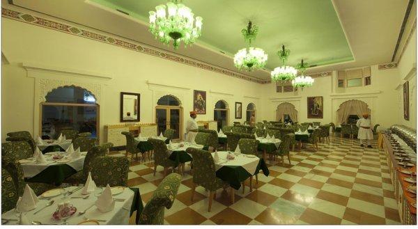 Dining in Fort Rajwada Hotel, Jaisalmer