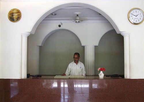 Reception in Hotel Buddha, Varanasi