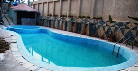 Swimming in Hotel Camellia, Puri