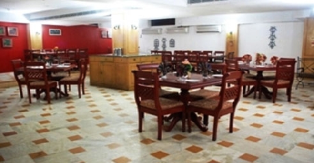 Dining in Hotel Camellia, Puri