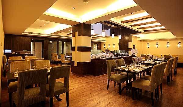 Dining in Hotel Crossroads, Gurgaon