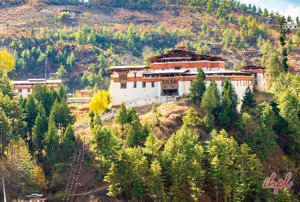 Simtokha Dzong Monastery in Bhutan