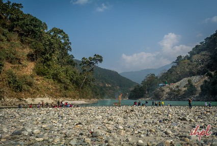 Rafting in river Teesta