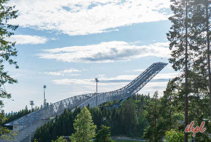 Holmholmenkollbakken Ski jumping hill in Oslo, Norway