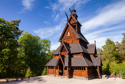 Gol Stave Church in Oslo, Norway