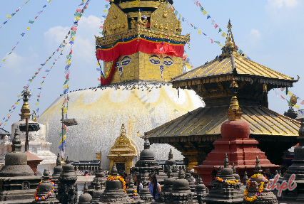 Swayambhunath tample in Nepal