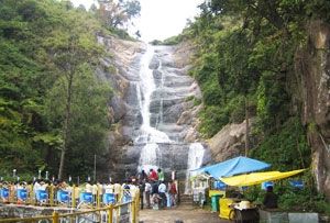 Silver Cascade Falls in Kodaikanal