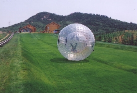 Zorbing in Manali