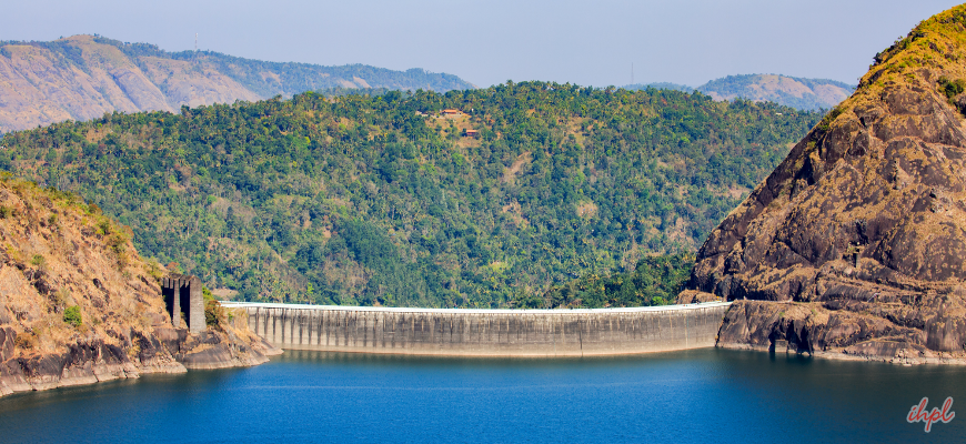 Idukki Dam in Idukki, Kerala