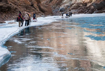 Chadar trek in Zanska